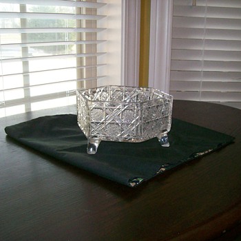 My great-grandmother's cut glass bowl!