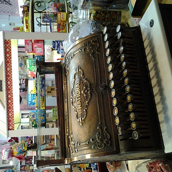 Awesome brass cash register - Coin Operated