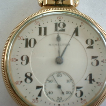 Dad's Hamilton Pocket Watch and Poem