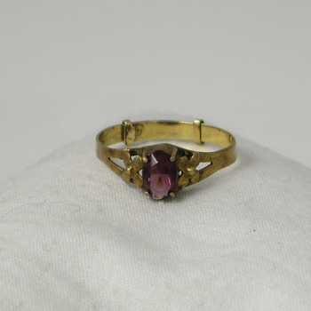 Adjustable Amethyst and Gold Ring - Fine Jewelry