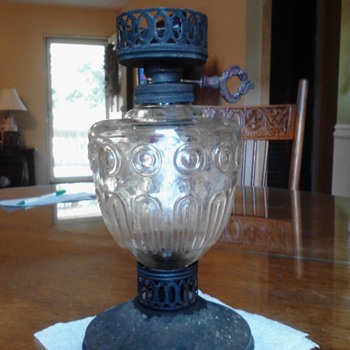 Help! Oil lamp - antique? Or reproduction?
