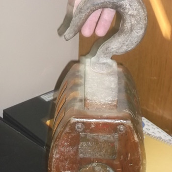 old block and tackle pulley from France..