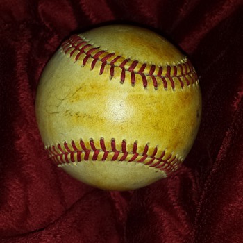 Unknown Autographed Baseball? - Baseball