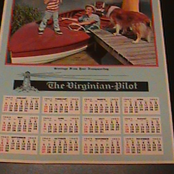 1963 Calender From The Virginian Pilot Calendar - Paper