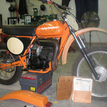 1977 MX250 Harley Davidson Motorcycle
