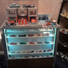 Berg cabinet dates to 1970 and was intended to display cosmetics...