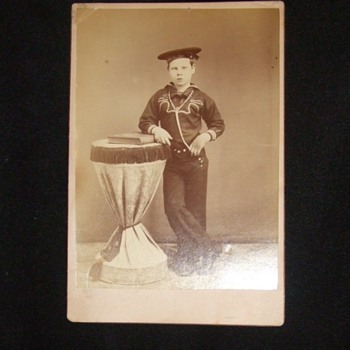 Boy sailor from the USS Kearsarge - Photographs