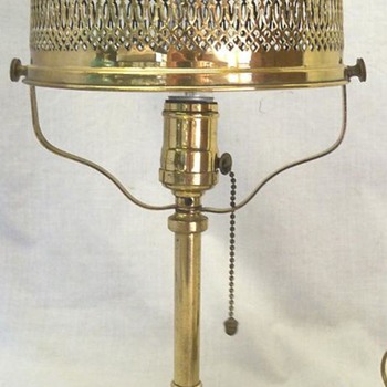 Pairpoint pierced metal lamp - Lamps