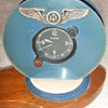 Early Army Air Corps Trench Art Desk clock c. 1942