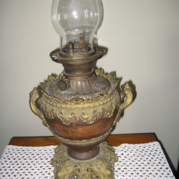 My Scottish Grandfathers oil lamp stamped 102 on the Bottom