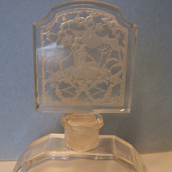 Egyptian themed? czech bottle