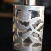 Sterling Overlay Perfume Bottle  Mexico