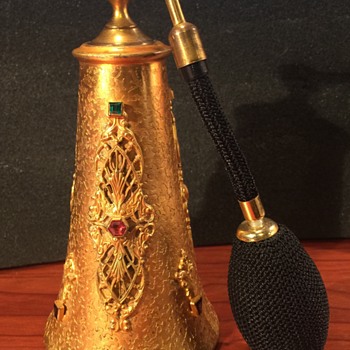 Silvercraft Jeweled Perfume Atomizer - Bottles