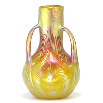 Loetz Gre. 691 with handles 7"