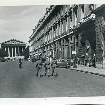 German Army in Paris 1940s