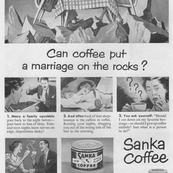1951 - Sanka Coffee Advertisements