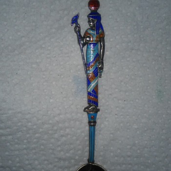 vintage soviener spoon - Silver