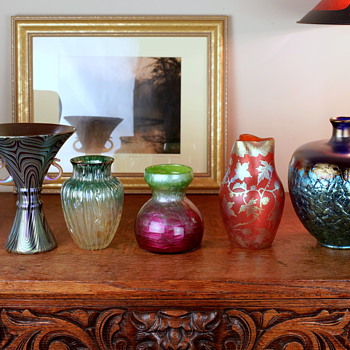 some of my favorite pieces of Loetz - Art Glass