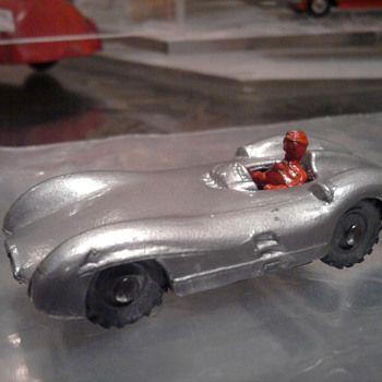 1955 Mercedes SSR by Budgie toys.  Same size as the matchbox cars.  Very rare I am told.