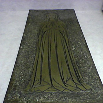 BRASS RUBBING PLATE