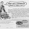 1952 - Coxhead "Vari-Typer" Typewriter Advertisement