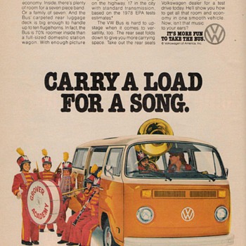 1978 Volkswagen Bus Advertisement