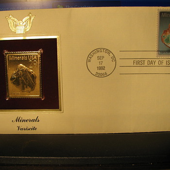 Minerals First Day Cover