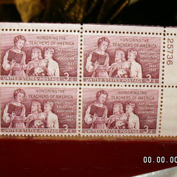 4- 1957 Honoring The Teachers of America - Stamps