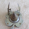 WW1 Trench Art Inkwell and pen stand c. 1917