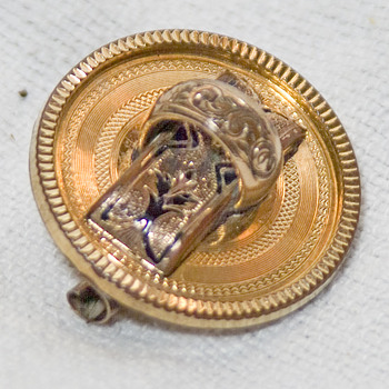 wedding ring pin 1890s gold - Fine Jewelry
