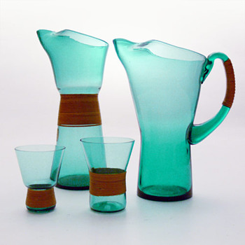 GRØN jugs and glasses, Jacob E. Bang (Kastrup, 1960)