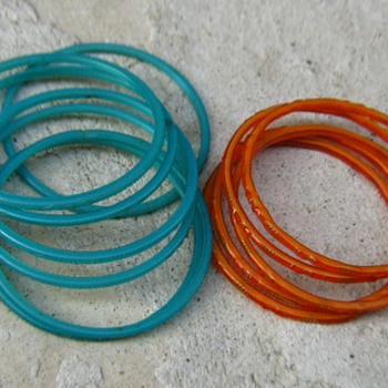 Indian glass bridal bangles - Costume Jewelry