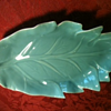 Catalina pottery, turqouise leaf