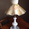 Milk glass hobnail lamp - Fabulous find!