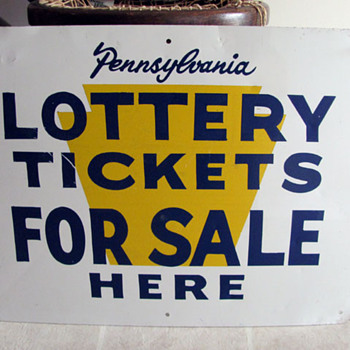 PA Lottery Sign