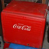 Some vintage Cola Cola Coolers, Small portable
