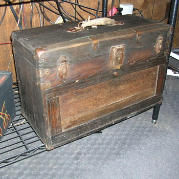 oak machinist's toolbox