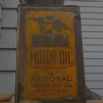 Pre 1921 En-Ar-Co Oil Can - Petroliana