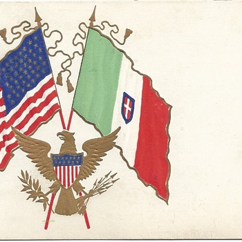 USA & ITALY 1906 POSTCARD - Postcards