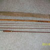 A&B Boston, Mass. on fly rod handle. Old bamboo fly rod.