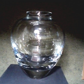   Incredible Krosno Bubble Bottom Vase from Poland / Beautiful !