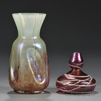 TWO PALLME-KONIG VASES - Art Glass