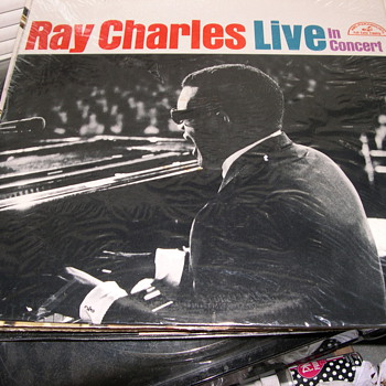 RAY CHARLES LIVE IN CONCERT ABC PARAMOUNT RECORD LABEL ABCS-500 - Records