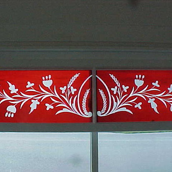 Cut-to-clear Engraved Glass Panel - Glassware