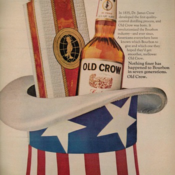 1969 - Old Crow Bourbon Advertisement - Advertising
