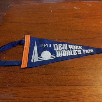 1940 New York World's Fair Pennant - Advertising