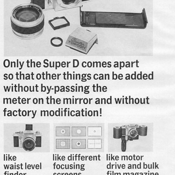 1969 - Beseler 35mm Camera Advertisement
