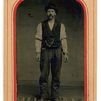 1880s Tintype - Saloon Bartender? - Photographs