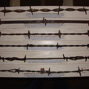 BARBED WIRE SALESMAN SAMPLES - Advertising