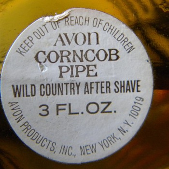 Avon Corncob Pipe Wild Country After Shave - Bottles